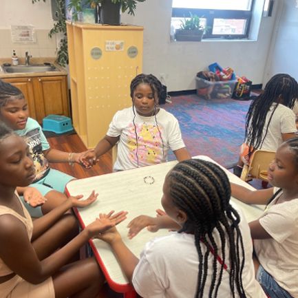 circle time at a preschool