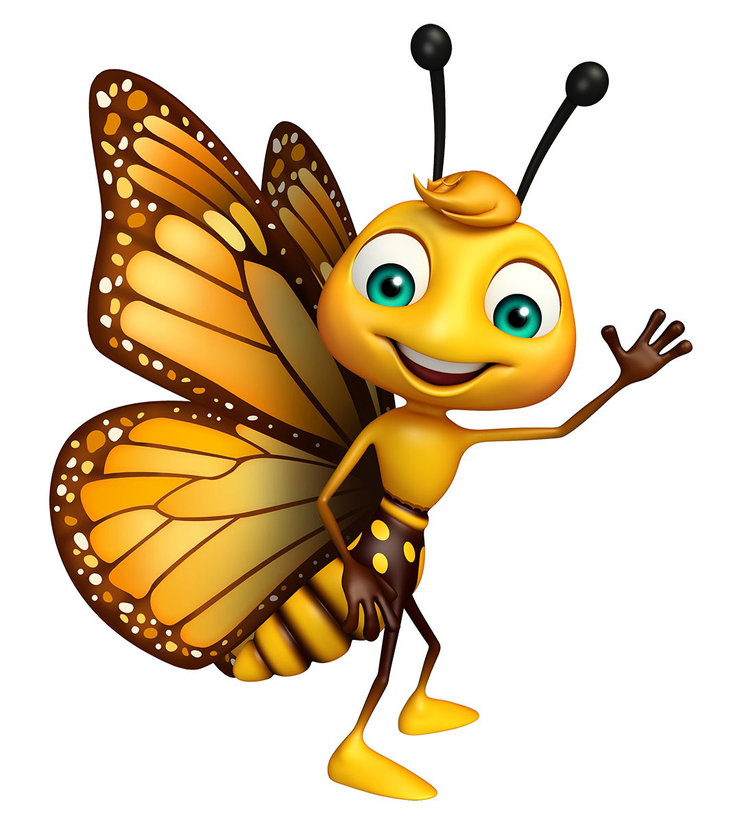 butterfly mascot